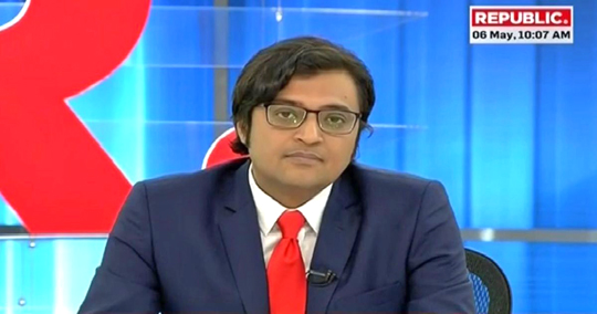 Arnab Goswami s Republic TV goes live Lalu Yadav first victim