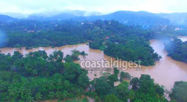 torrential rain leaves netravati in spate; around