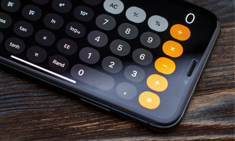 Do you know iPhone has a scientific mode in calculator application