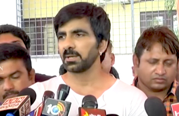 Ravi Teja appears in front of media after brother Bharath's demise ...