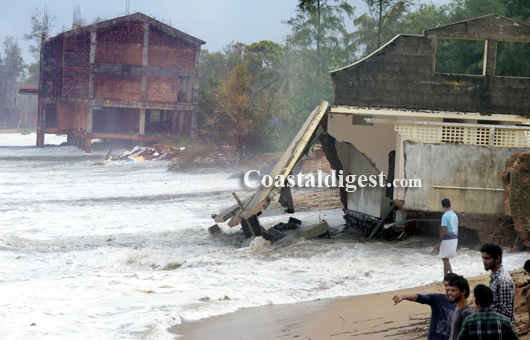 Sea erosion intensifies in Malpe, Ullal | coastaldigest.com - The ...