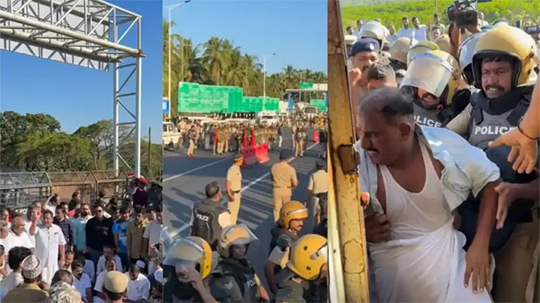 Mangaluru–Kasaragod bus fare rolled back after Kerala protests force NHAI to shut Arikkady toll plaza