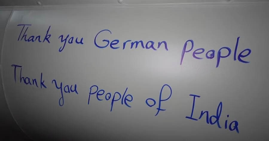 Iran writes ‘Thank You People of India’ on a missile fired at Israel